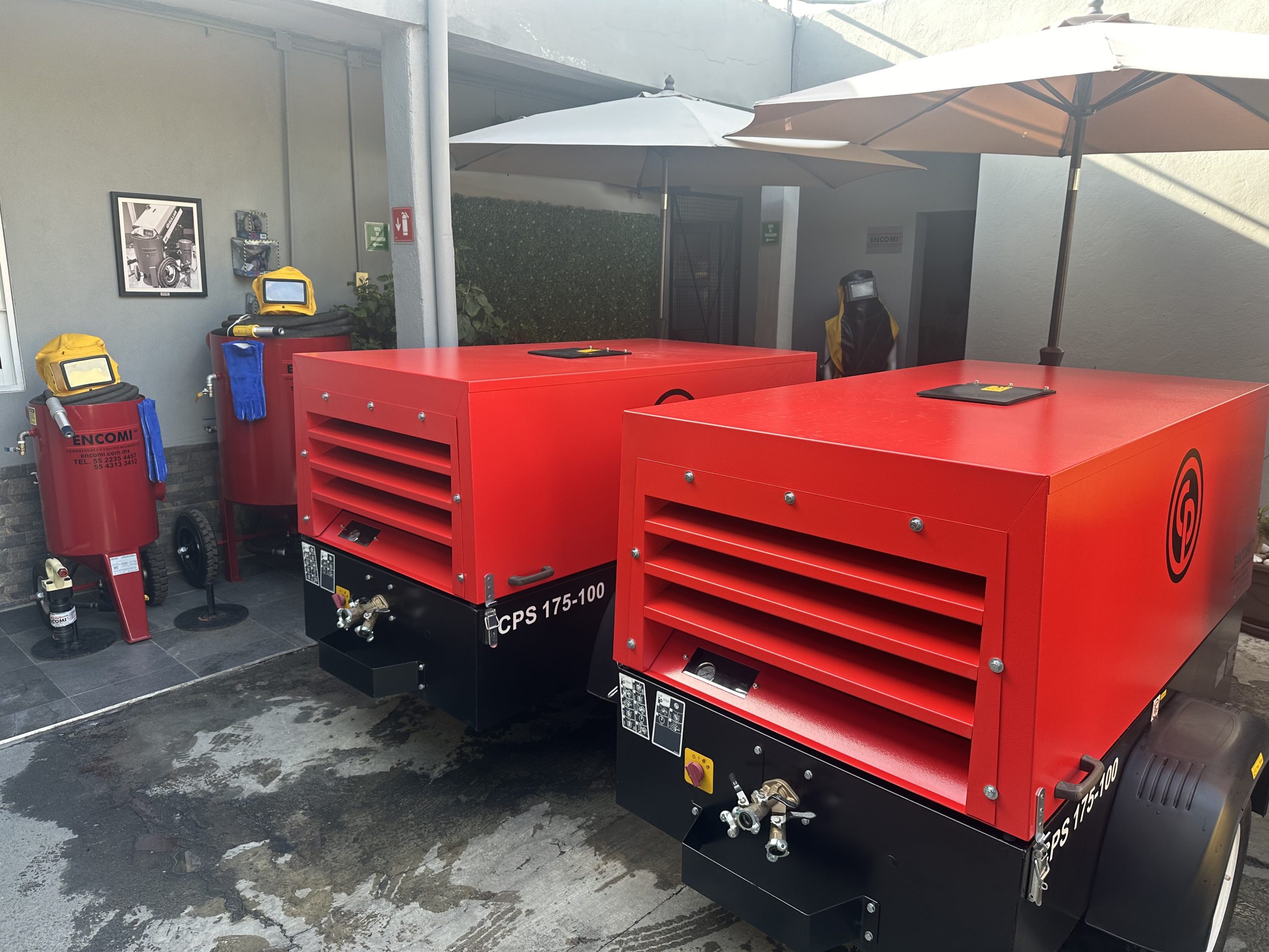 compresor chicago pneumatic 185 cfm
